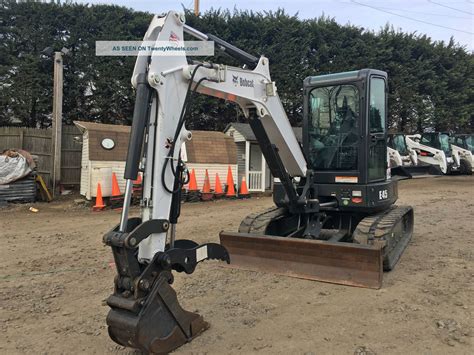 2014 bobcat e45 mini excavator|2016 bobcat e45 for sale.